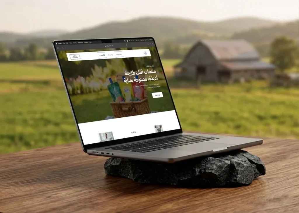 Sedra Laitier Company Website Mockup